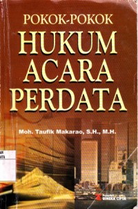 Pokok-Pokok Hukum Acara Perdata