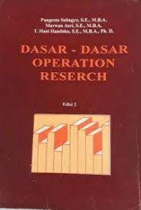 Dasar-Dasar Operations Research