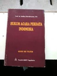 Hukum Acara Perdata Indonesia,Edisi Ketujuh