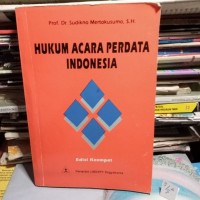 Hukum Acara Perdata Indonesia,Edisi Revisi