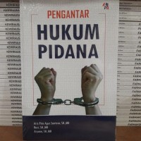 Pengantar Hukum Pidana