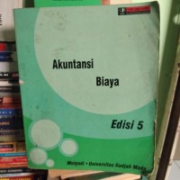 Image of Akuntansi Biaya Edisi 5