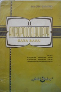 Image of Antropologi Budaya II Gaya Baru