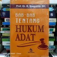 Image of Bab-Bab Hukum Adat
