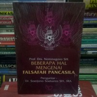 Image of Beberapa hal mengenai falsafah pancasila