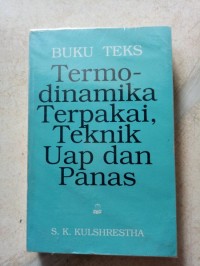 Image of Buku Teks Termodinamika Terpakai,Teknik Uap dan Panas