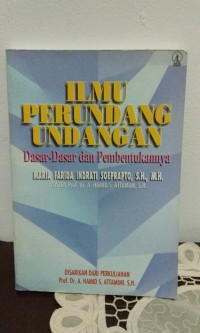 Image of Ilmu Perundang-Undangan Dasar-Dasar dan Pembentukannya