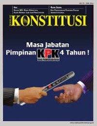 Image of Majalah Konstitusi Masa Jabatan Pimpinan KPK 4 Tahun