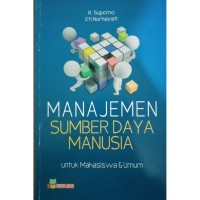 Image of Manajemen Sumber Daya Mnusia Untuk Mahasiswa dan Umum