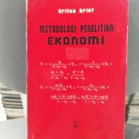 Image of Metodologi Penelitian Ekonomi