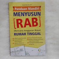 Image of Panduan Mandiri Menyusun RAB Rumah Tinggal