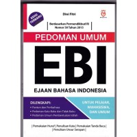 Image of Pedoman Umum EBI :Ejaan Bahasa Indonesia