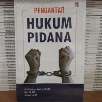 Image of Pengantar Hukum Pidana