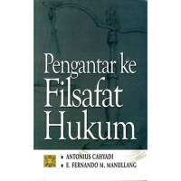 Image of Pengantar Ke Filsafat Hukum
