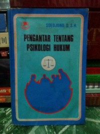 Image of Pengantar Tentang Psikologi Hukum