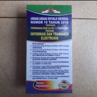 Image of Undang-Undang Republik Indonesia Nomor 19 Tahun 2016 Tentang Perubahan atas UU No 11 Tahun 2008 tentang Informasi dan Transaksi Elektronik