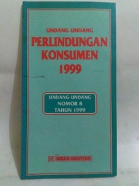 Image of Undang-Undang Perlindungan Konsumen 1999
