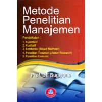 Image of Metode Penelitian Manajemen